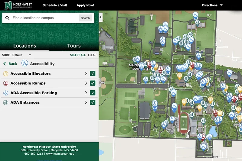 ADA & Accessibility Map